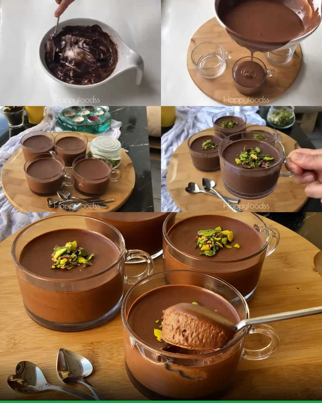 Mousse de ciocolată spumos și delicios