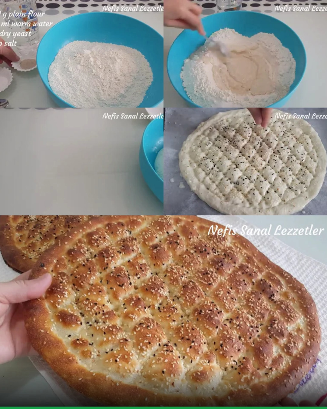 Pide de casă cu sos special pentru Ramadan
